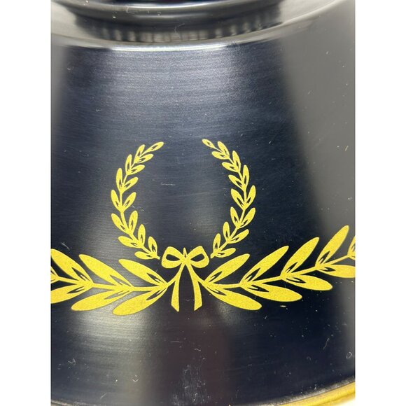 VTG Federal Tole-Painted Metal Lamp Shade 11"x5" MCM Metal Shade - Picture 3 of 10